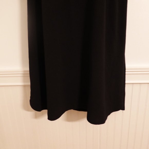 (NWOT) ASOS Curve Black/Cream 3/4 Sleeve Midi Shift Dress 24W - Picture 8 of 10